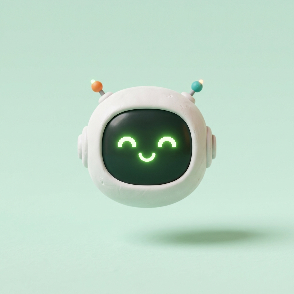 Samyoj AI Agent WhatsApp Conversation Flow 3D Graphic