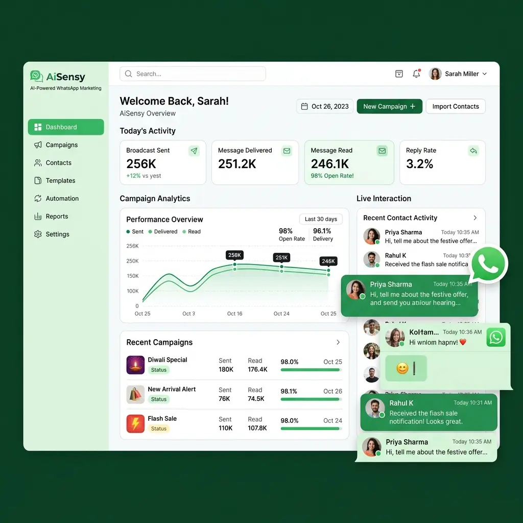 Samyoj WhatsApp CRM product demo video preview